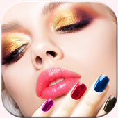 Makeup beauty plus icon