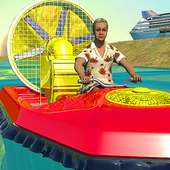 Granny Power Boat Racing Game