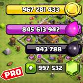 تهكير كلاش اوف كلانس simulator on 9Apps