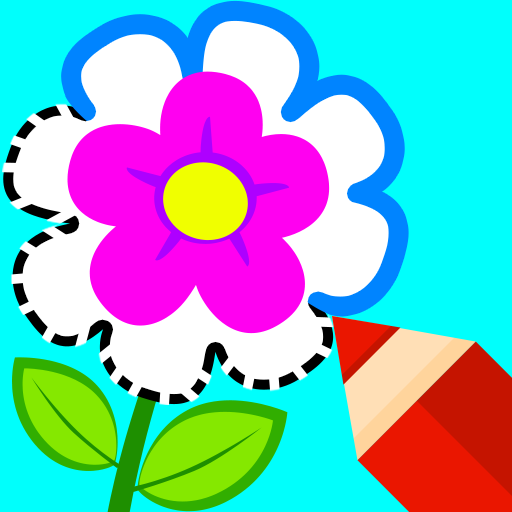 how to draw flower game icon