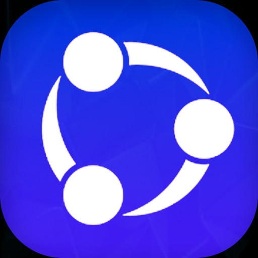 SHAREit Transfer &amp; Files Guia App Share helper icon