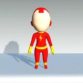 Running race 3D أيقونة