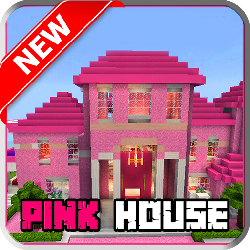 Pink House Map for Minecraft PE icon