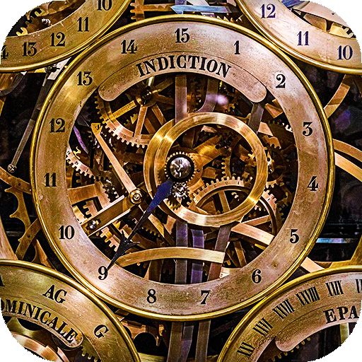 Clock Mechanism Live Wallpaper : backgrounds hd icon