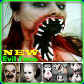Evil Snapchat Face Makeup Tutorial icon