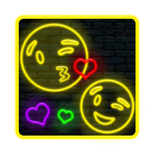 Neon Emoji Keyboard icon