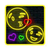 Neon Emoji Keyboard on 9Apps