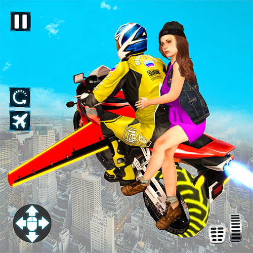 Electric Flying Car &amp; Bike: Smart Future City icon