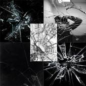 Broken Phone Screen Wallpaper HD icon