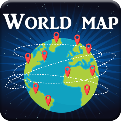 Offline World Map icon