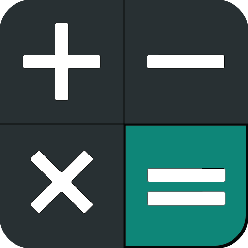 Calculator provides simple mathematical functions icon