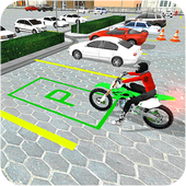 Real Bike Driver Parking icon