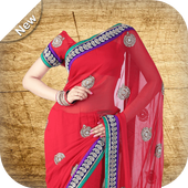 Indian Sari Photo Suit icon