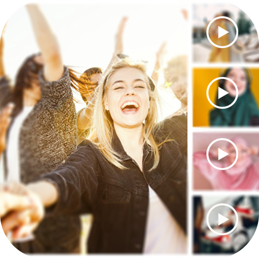 دمج الصور والاغانى وصنع فيديو بدون أنترنت 📽️ icon
