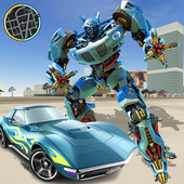 Robot Machin Car Transformer - Robot Car Games icon