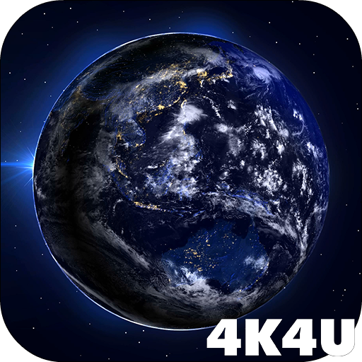 4K Earth Planet Video Live Wallpaper icon