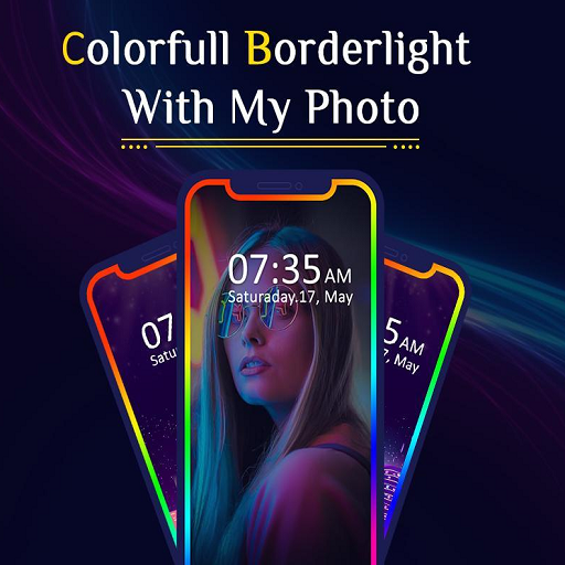Colorfull Borderlight With Photo - Live Wallpaper icon