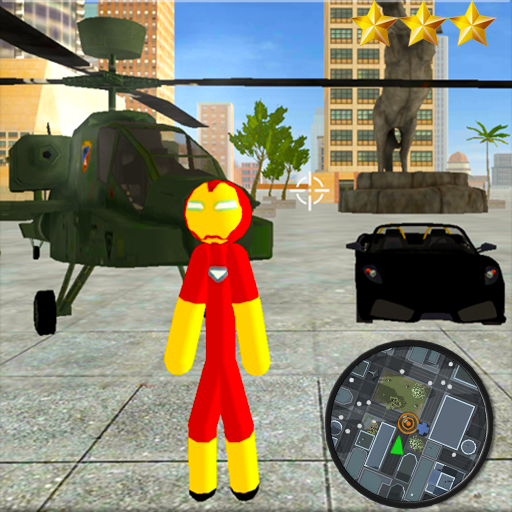 Iron Stickman Rope Hero Vegas Gangst Crime Mafia icon