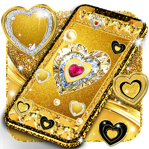 Gold live wallpaper icon