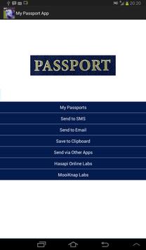 My Passport App screenshot 1