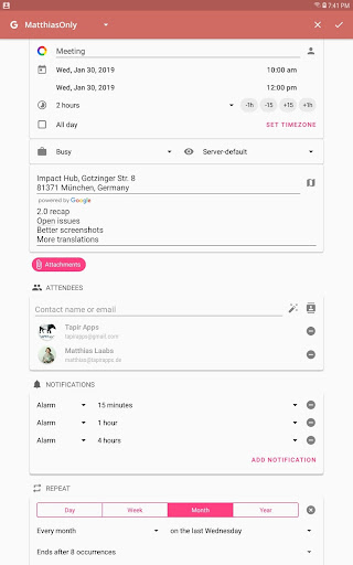 aCalendar - your calendar screenshot 12
