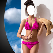 Bikini Girl Photo Montage icon