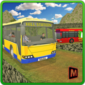 Uphill Off Road Bus Driver 3D icon