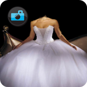 Wedding Dress. Photo Maker أيقونة