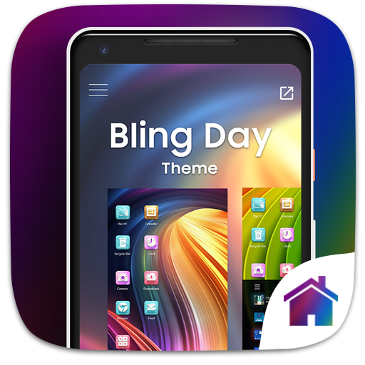 Bling Day Theme For Computer Launcher иконка
