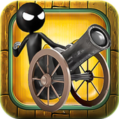 Stickman Cannon Shooter icon