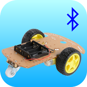 Bluetooth robot car control icon
