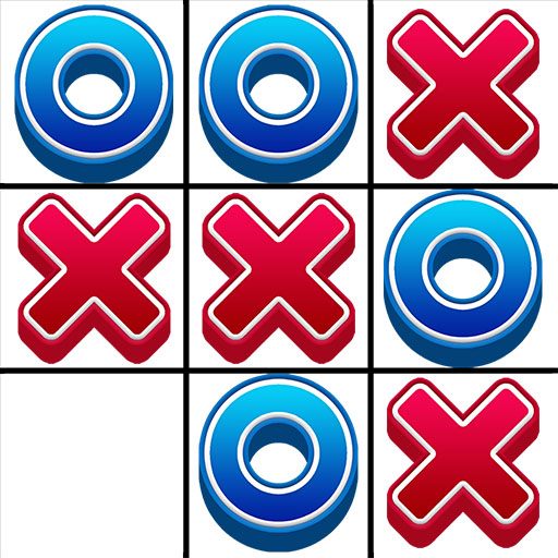 Tic Tac Toe 2 player games, tip toe 3d tic tac toe icon