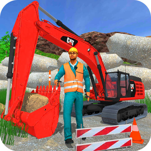 Off Road Excavator Simulator Mountain Cutter 3D icon