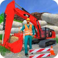 Off Road Excavator Simulator Mountain Cutter 3D