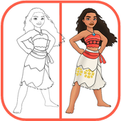 How To Draw Moana icon
