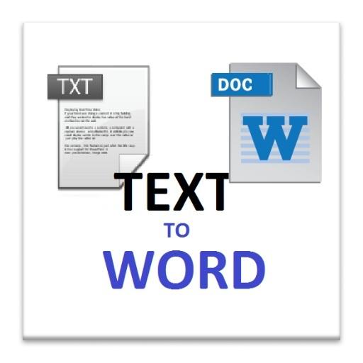 txt to word icon