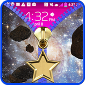 Space lock screen simulated icon