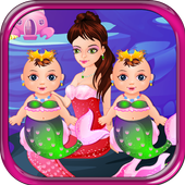 Mermaids Twin Baby Birth icon
