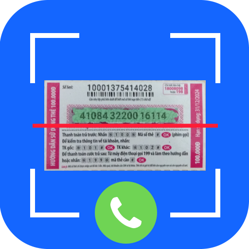 Nạp thẻ điện thoại bằng camera icon