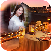 Candle Light Dinner Photo Frames icon