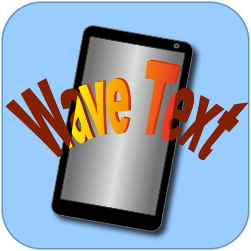 Wave Text icon