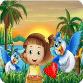 Adventure strawberry Jungle icon