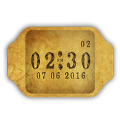 Gold Old Clock Live Wallpaper icon
