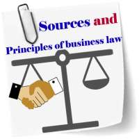 Sources and principles of business law on 9Apps