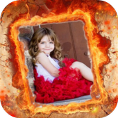 Fire Frame Photo Editor icon