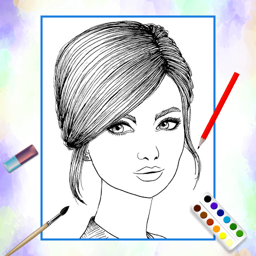 Face Draw Step by Step आइकन