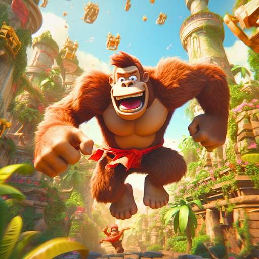 Monkey jungle run kong games icon