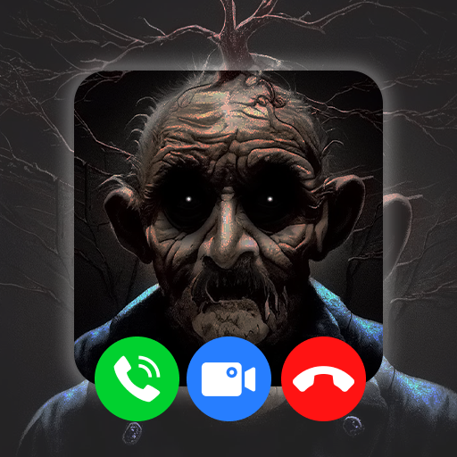 Scary Grandpa Horror Call Game icon