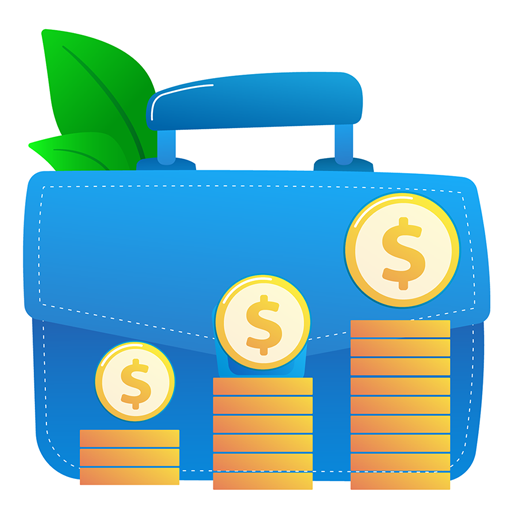 Business expense vs income tracker icon