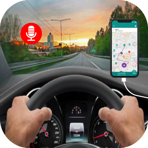 GPS Voice Navigation: GPS Driving Directions Maps أيقونة